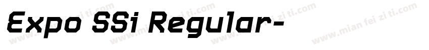 Expo SSi Regular字体转换